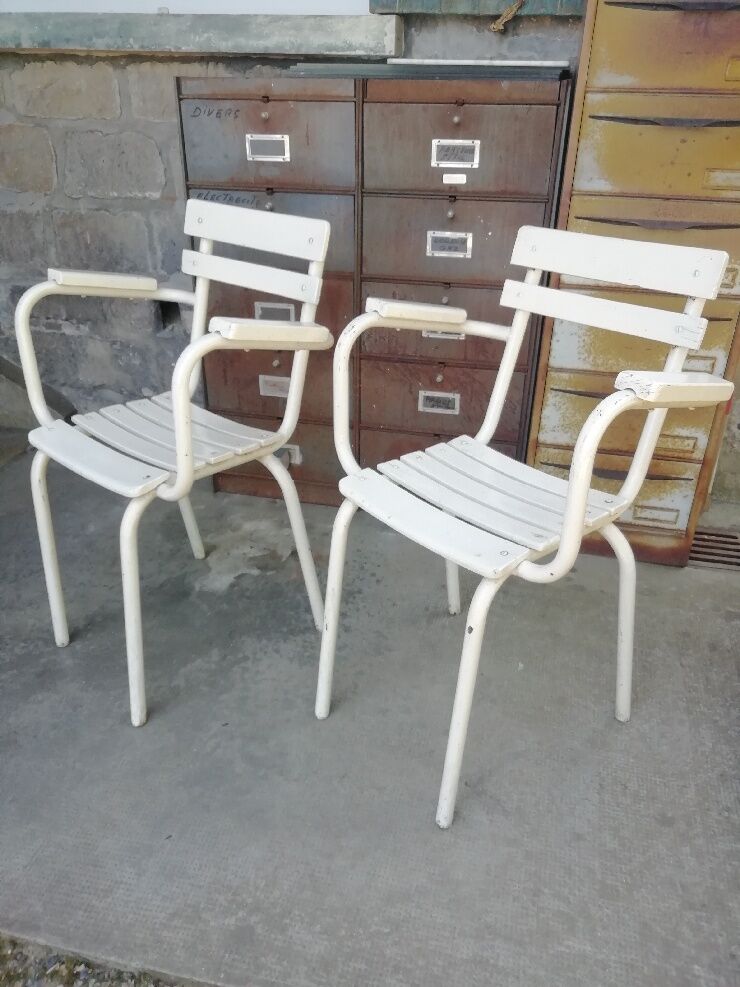 Paire de fauteuils vintage