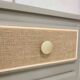 Vintage khaki chest of drawers