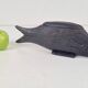 Vintage African Fish Storage Container in Hand-Carved Ebony, 1950s