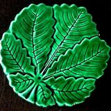 Ceramics under flat Vintage 60s leaf shape