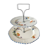 Porcelain server or display stand stamped Parrott & Company, Made in England, n° 478