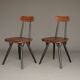Pirkka chairs by Ilmari Tapiovaara for Laukaan Puu. 1950s.