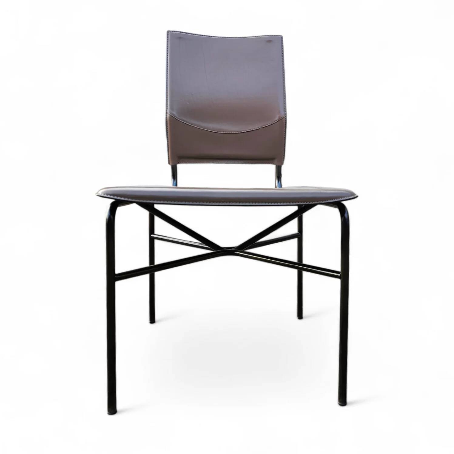 6 x dining chairs designed by Ross Littell / Matteo Grassi