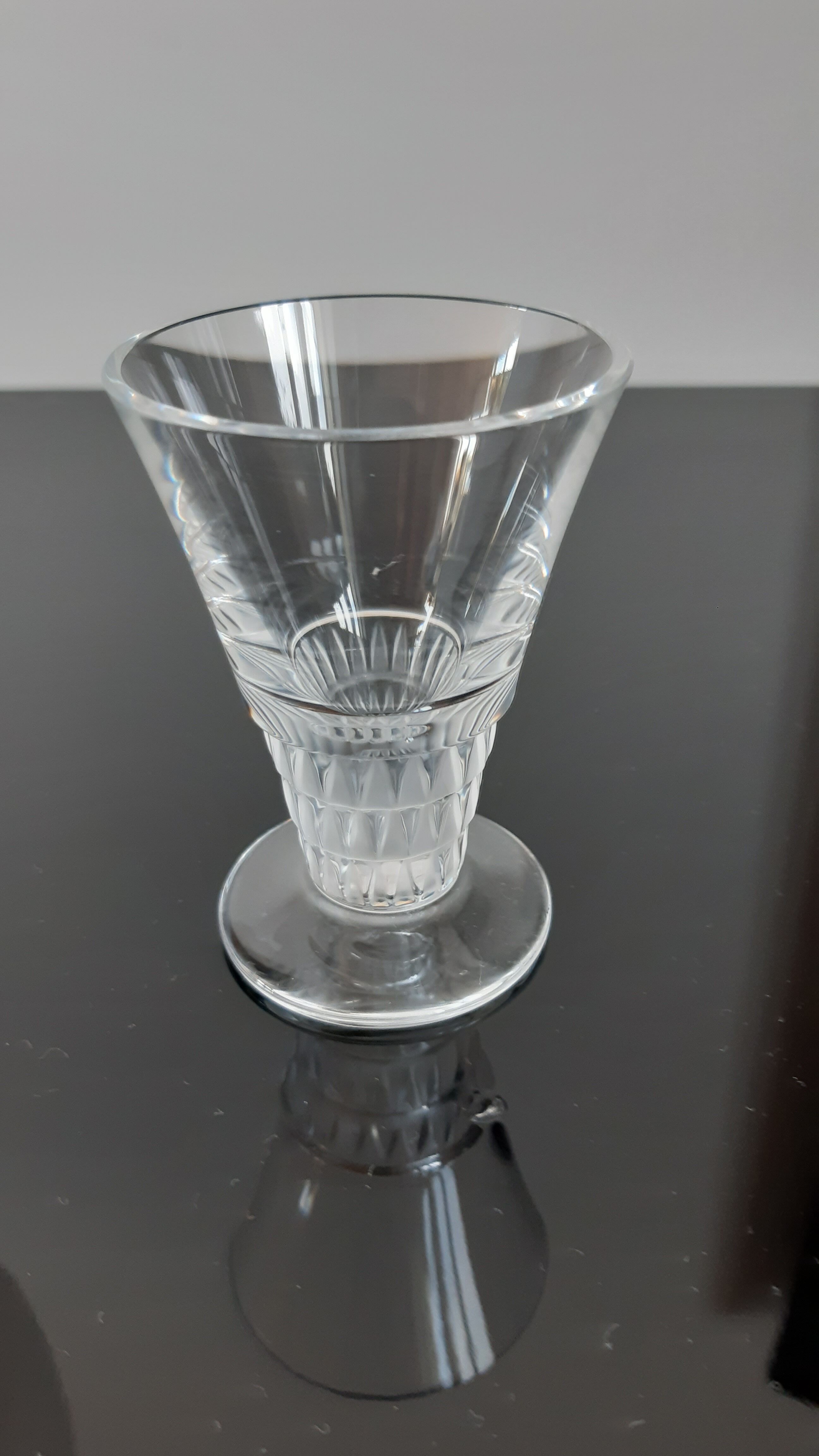 Set of 4 crystal glasses 40s