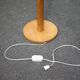 Vintage fir wood floor lamp, floor lamp, wooden lamp