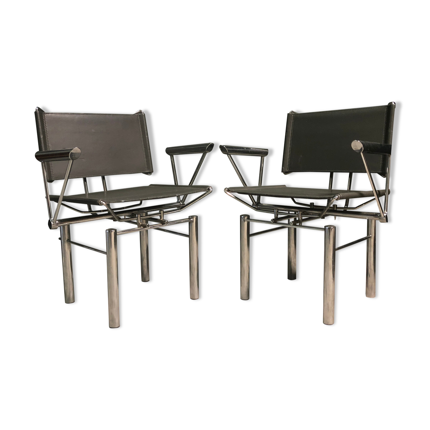 Set of 2 Series 8600 Chairs by Hans Ulrich Bitsch for Kusch+Co, 1980s,