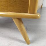 Lit enfant rotin vintage