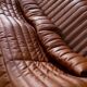 Sandra Set by Annie Hieronimus for Cinna –Cognac Brown Leather