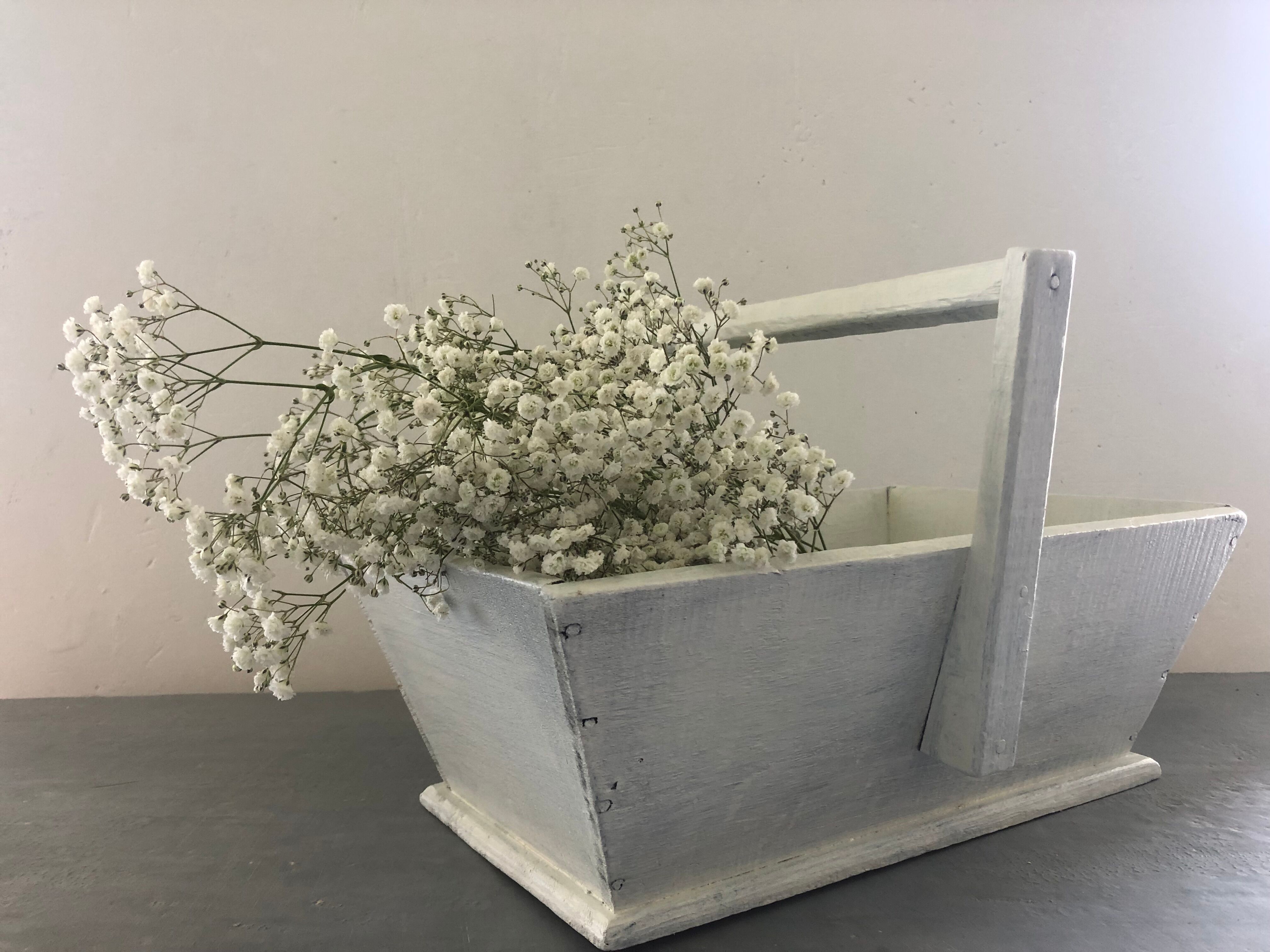 Winegrower's basket, garden or interior decoration