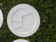 Set of 6 fondue or compartment plates