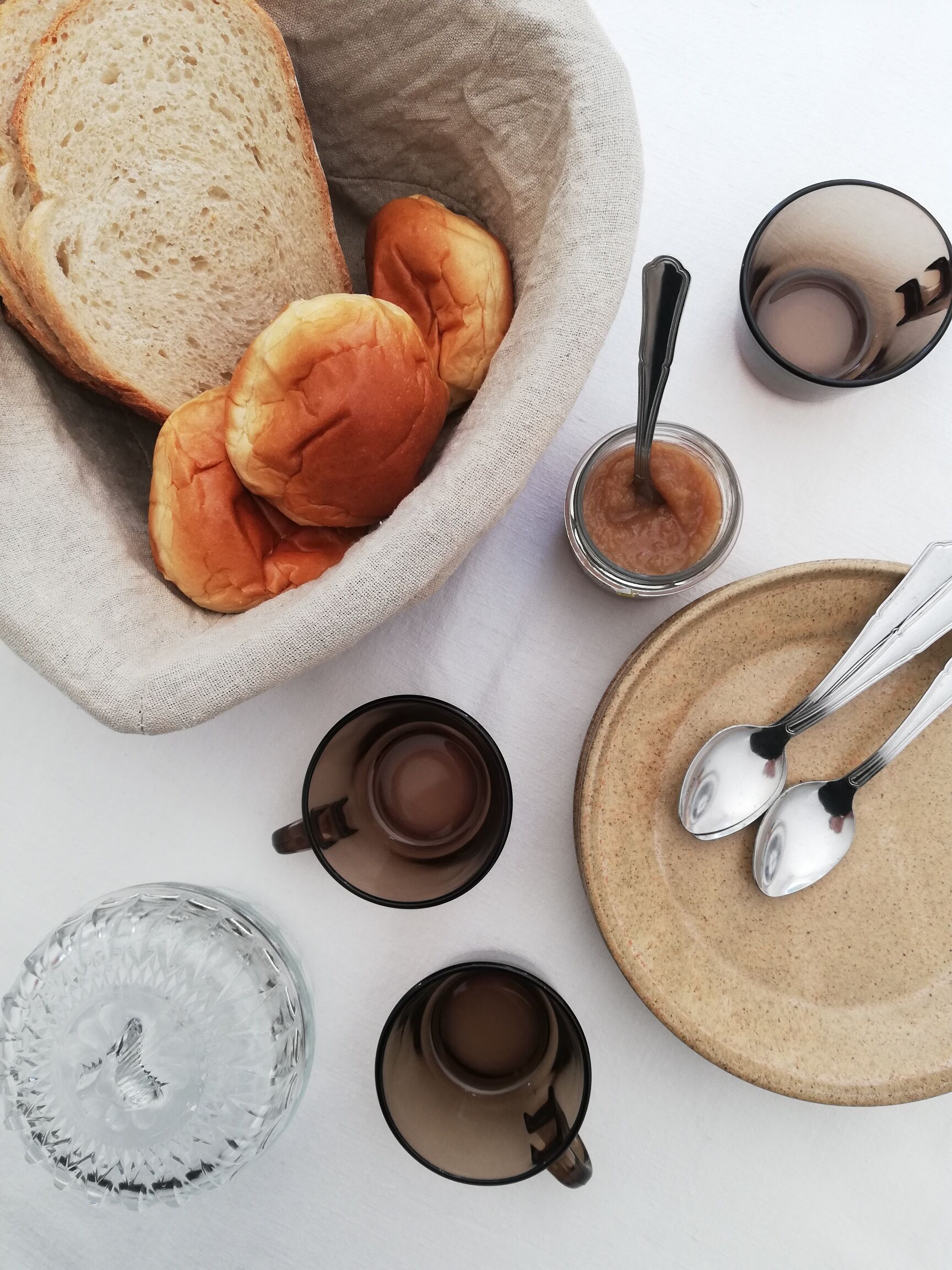 Vintage stoneware dessert plates