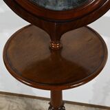 Small Barbière in Solid Mahogany, Restoration Period – 1st part 19th century