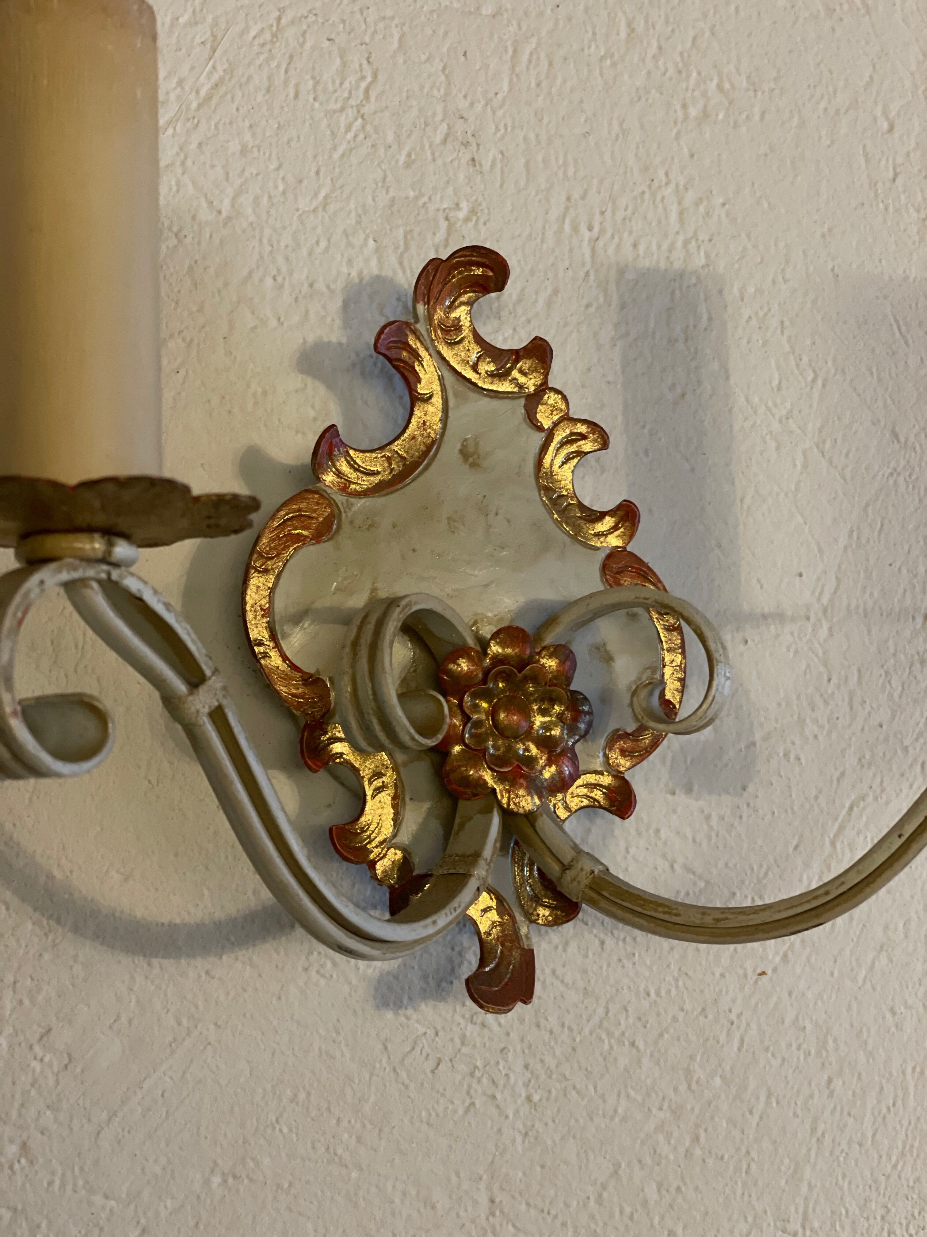 Barock style wall lamp provence antique