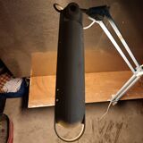 Articulated blue desk lamp