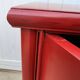 Red storage unit with 2 doors in solid wood, Chinese style, 1950