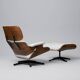 Fauteuil lounge et ottoman Herman Miller Charles & Ray Eames