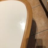 Coffee table small red edition white lacquer