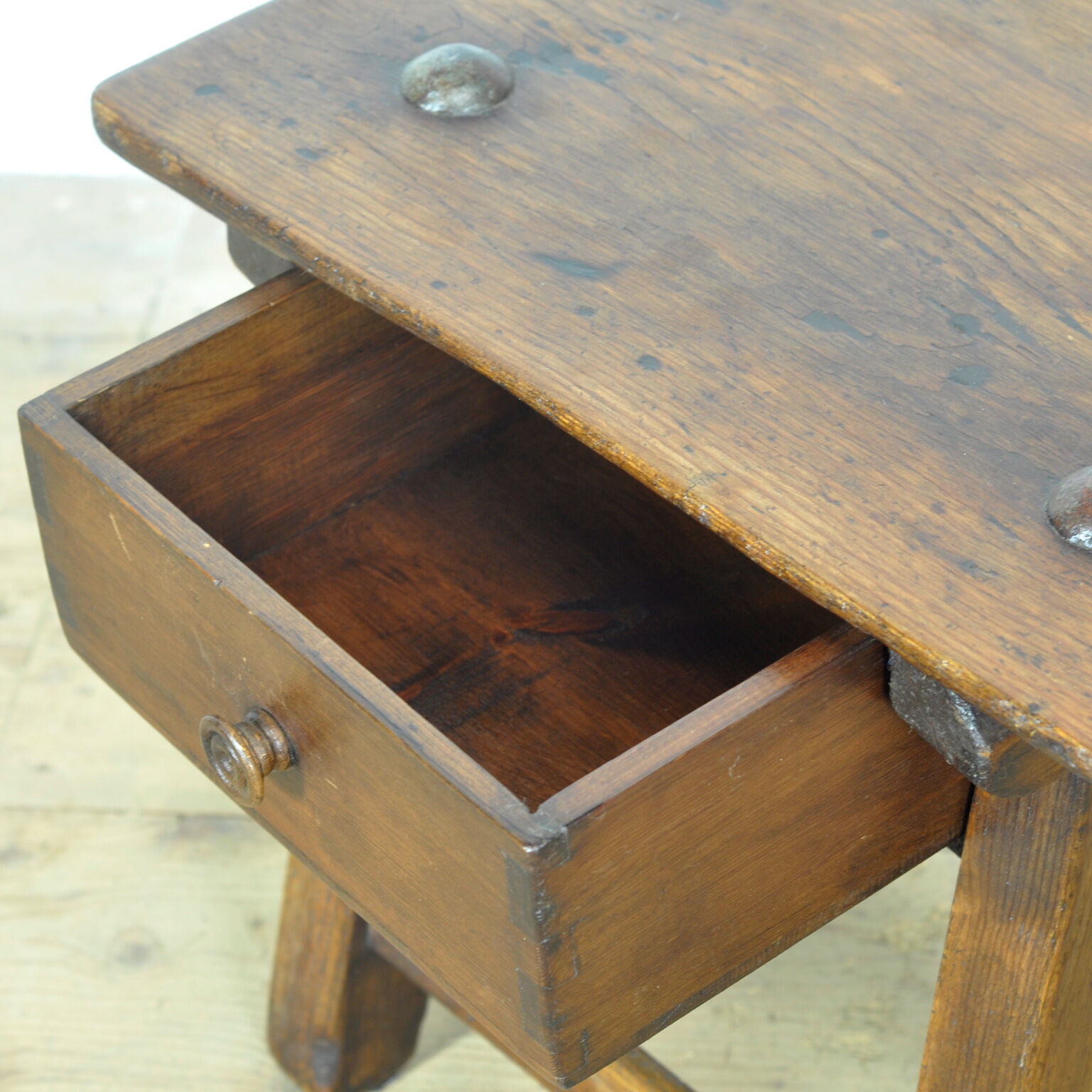Small oak Spanish table, circa 1840