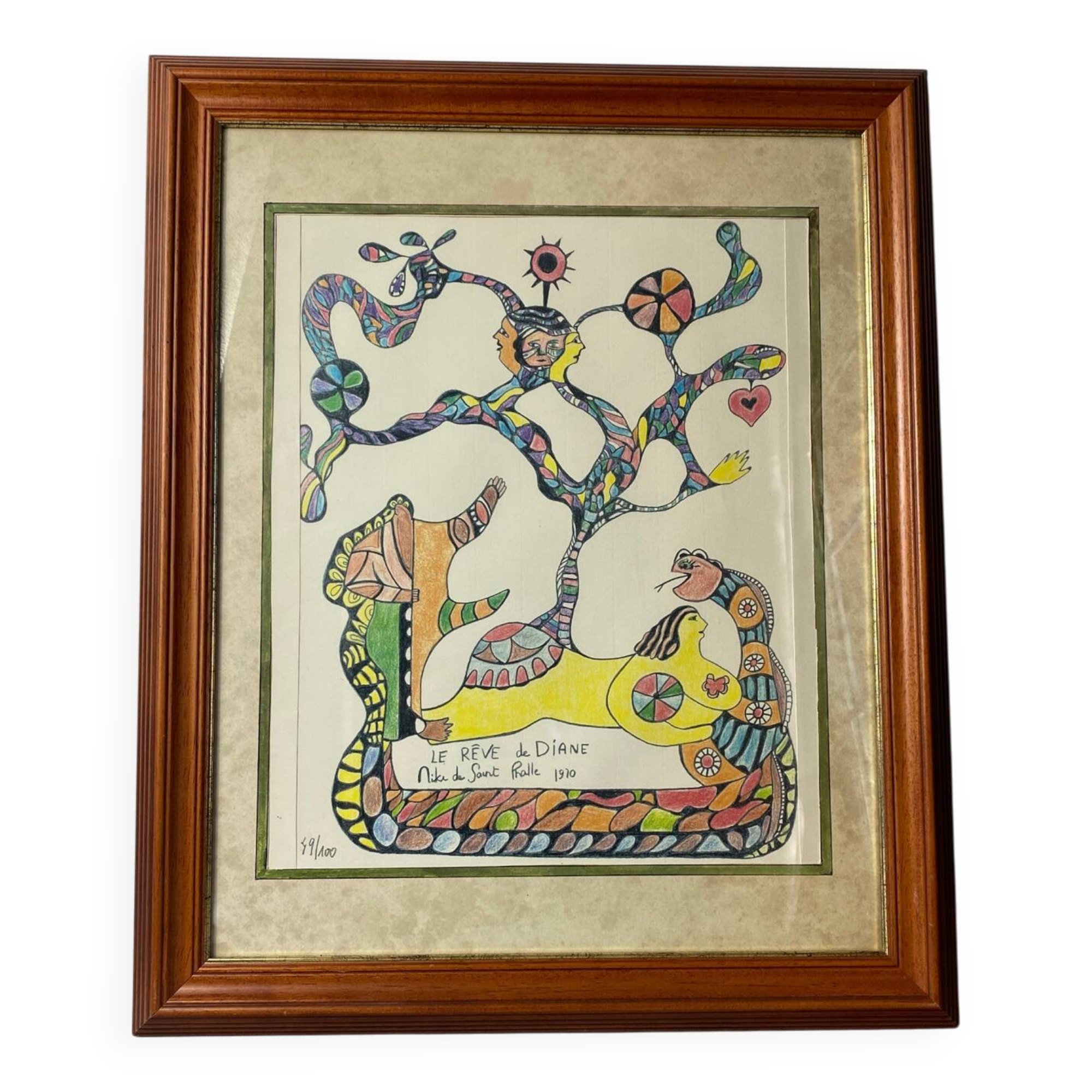Lithograph, Diana's Dream, Niki de Saint Phalle