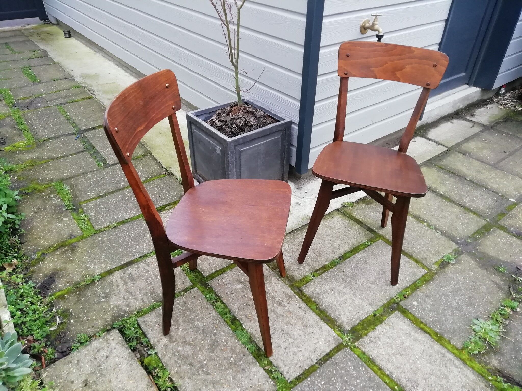 Old bistro chairs