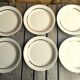 6 vintage cream plates with golden fillet by Villeroy Boch