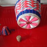 Scoubidou bottle from the 60s