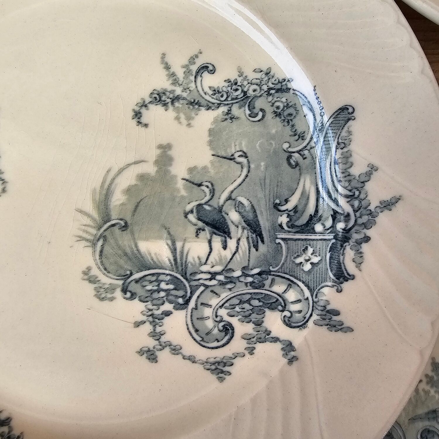 Lunéville “Rocailles” flat plates