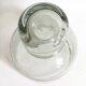 Bubble glass cup from the 70s, height 23 cm