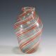 Multicoloured cane vase by Fratelli Toso, Murano, Italy, circa 1965.
