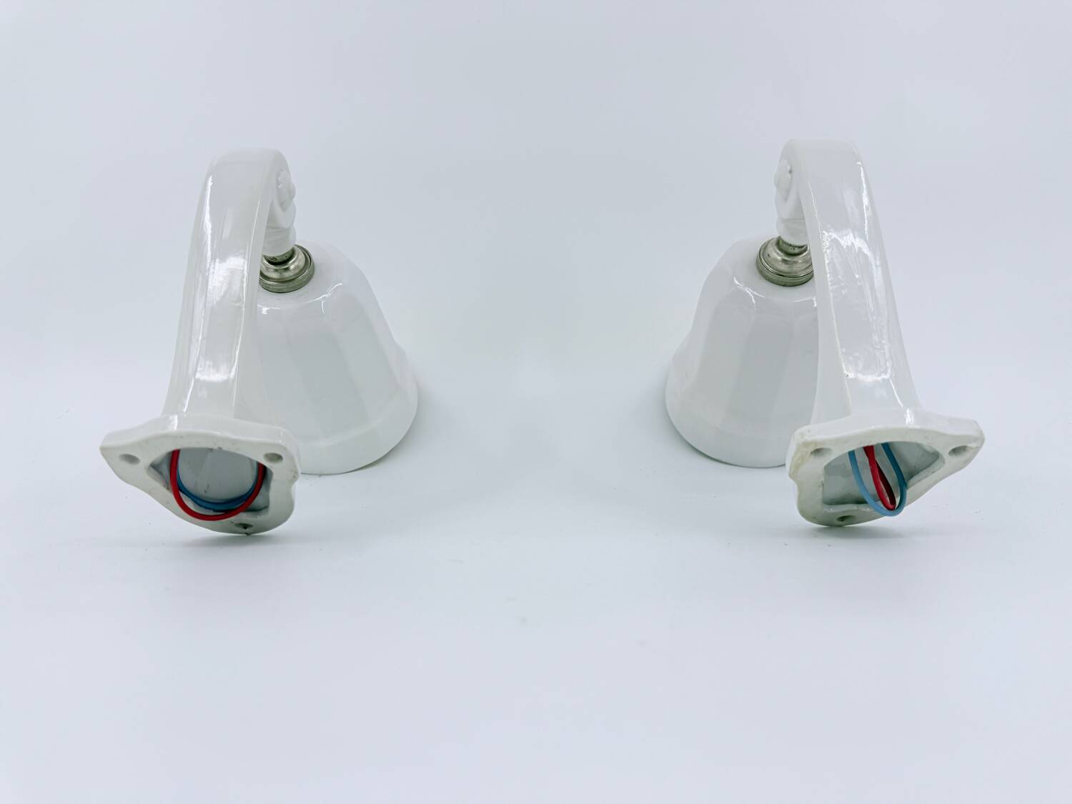 Art Deco porcelain wall lights