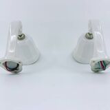 Art Deco porcelain wall lights