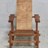 Armchair after Gerrit Rietveld. Circa 1970