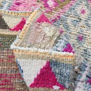 Soft Multicoloe Oushak Runner Rug, 75x397Cm