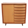1950s chest of drawers bicolor maple/walnut