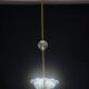 Art Deco pendant light Murano glass by Barovier, 1950