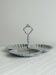 Vintage stainless steel serving dish