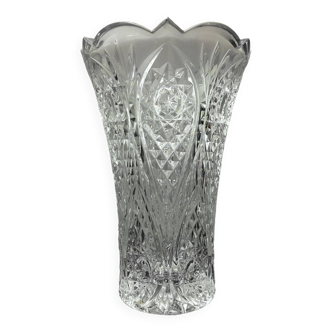 Vase / pressed glass
