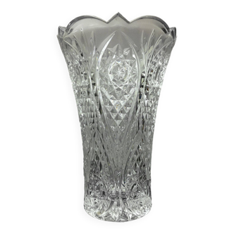 Vase / verre pressé