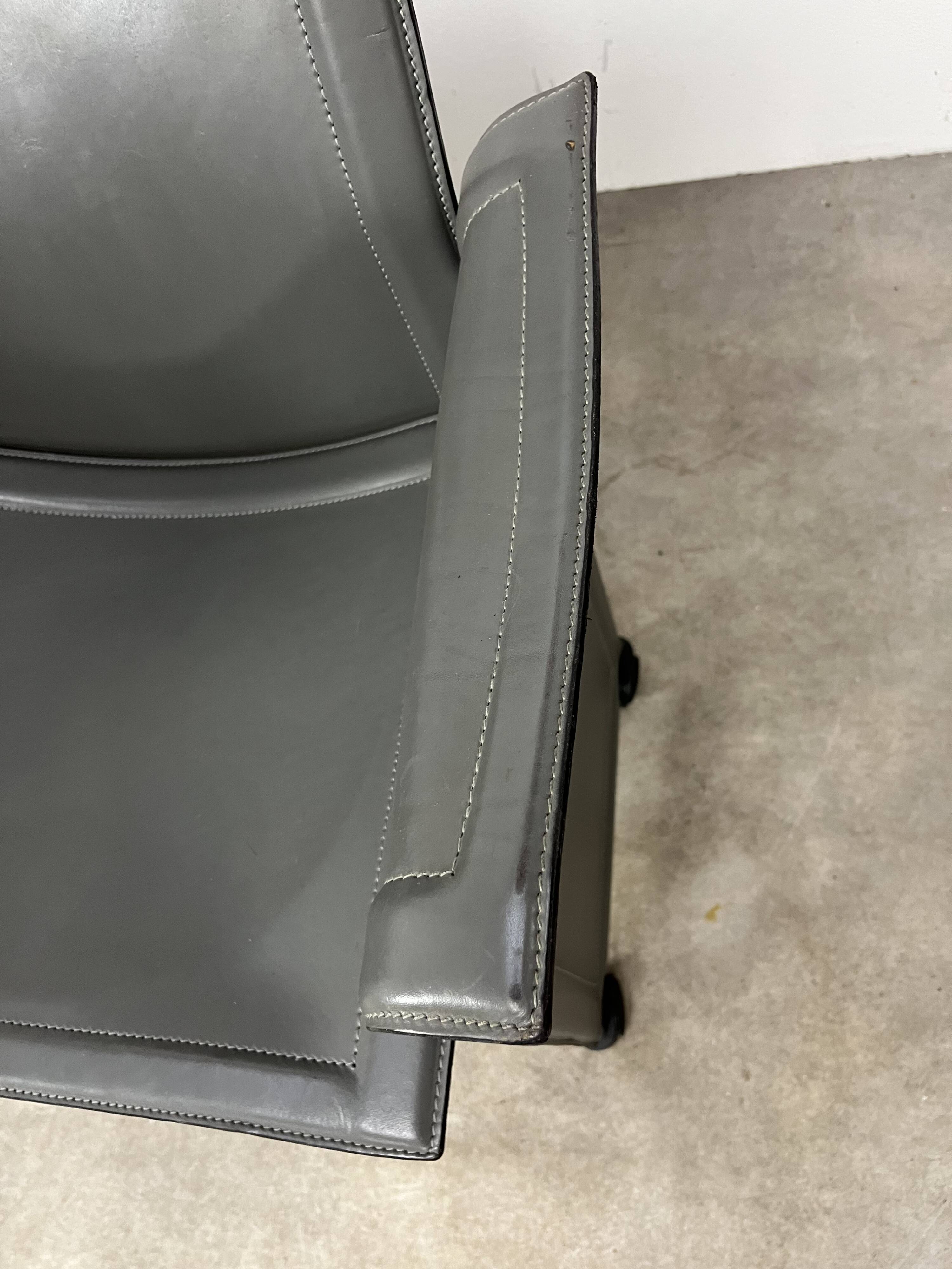 Paire de chaises Korium par Tito Agnoli pour Matteo Grassi