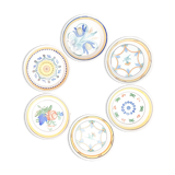 Old earthenware plates