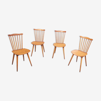Lot 4 vintage Scandinavian chairs 1960
