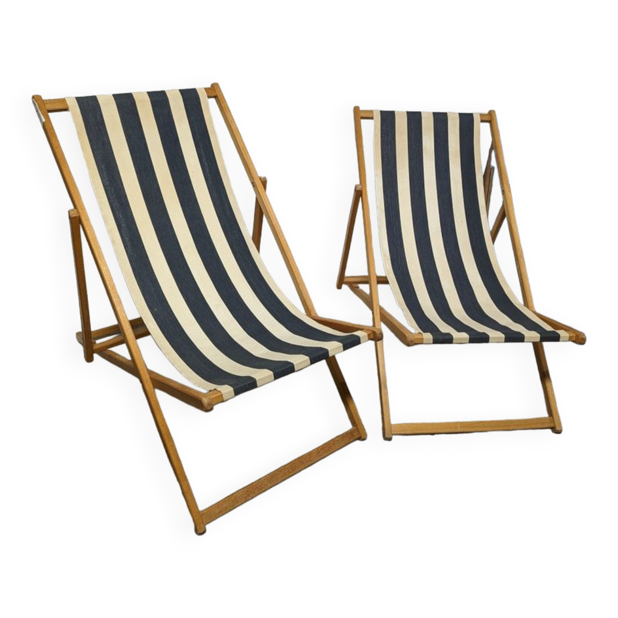 Pair of striped vintage Chileans