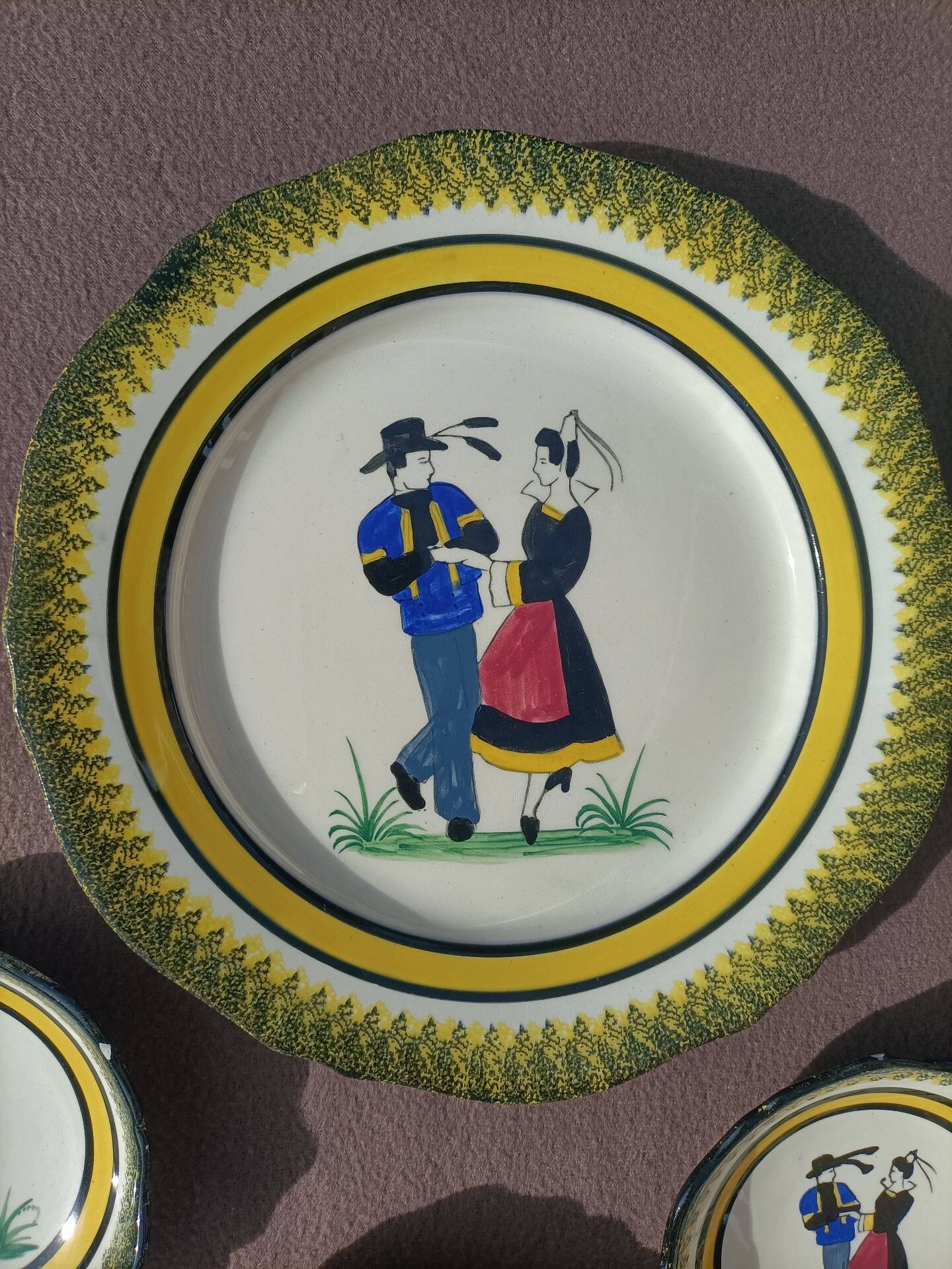Henriot Quimper bowls