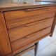 Low teak sideboard Scandinavian design