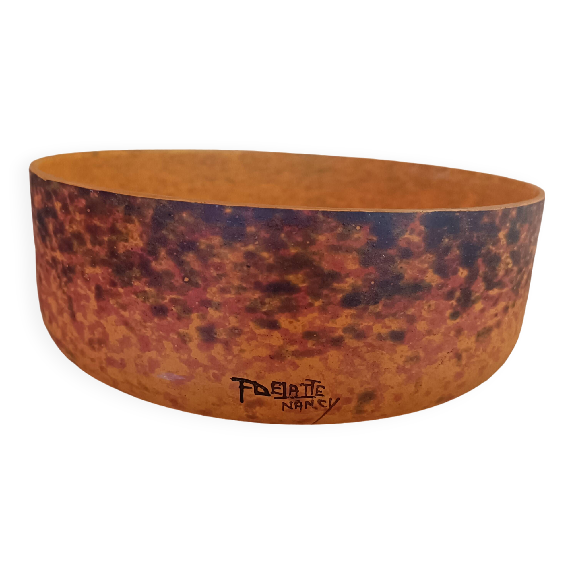 Delatte Nancy glass paste fruit bowl