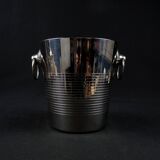 Vintage 1970s stainless steel champagne bucket by Létang Rémy