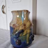 Rare Antique Ceramic or Glass Pitcher Imitation Remueed Gumnut & Gum