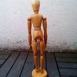 Mannequin femme articulé en bois