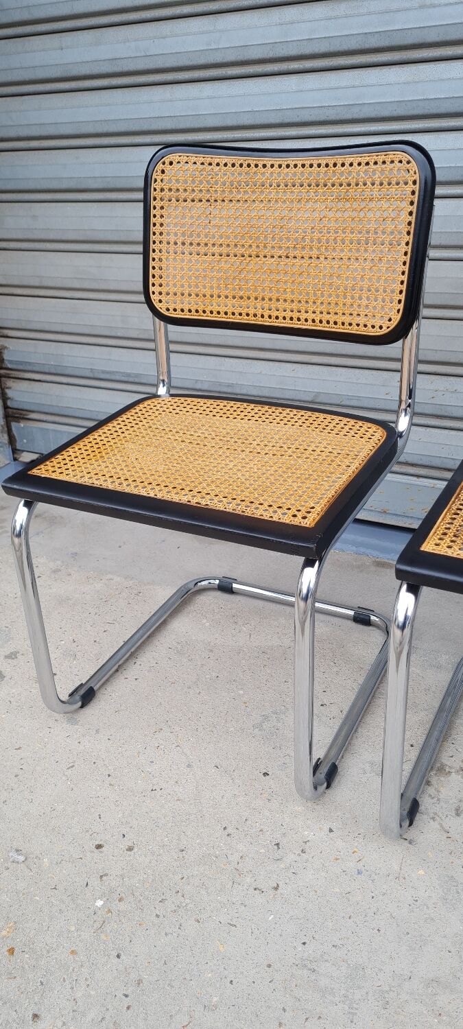 Set of four chairs B32 cesca Marcel Breuer