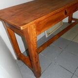 Wooden farm table